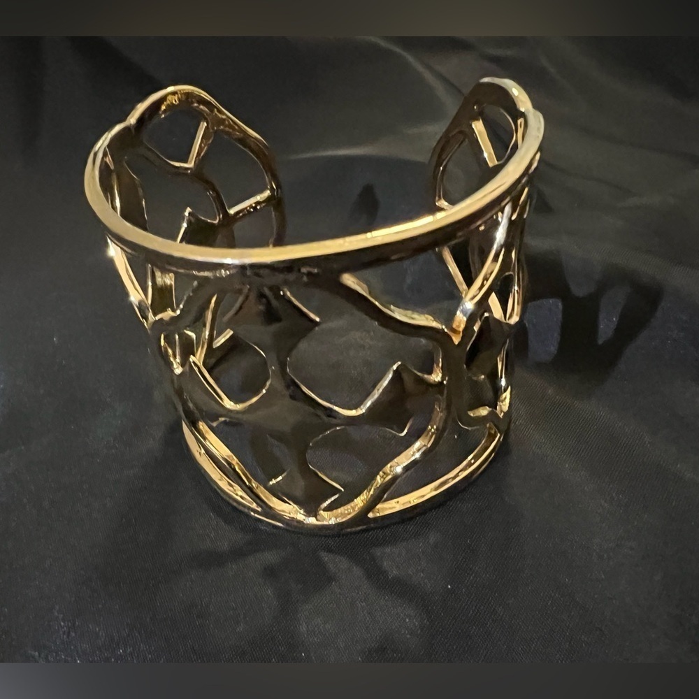 large cuff shield bracelet